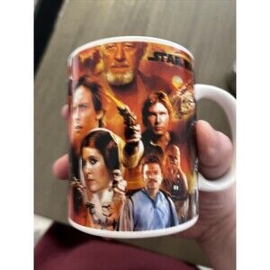 STAR WARS Coffee Mug Cup Eps 1-6 Gen Greivous Palpatine Padme Boba Fett Luke Han